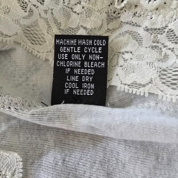 Eyeshadow Camisole Y2K Black White Plaid Babydoll Tank Top Youth Sz XL Cotton - Picture 9 of 9